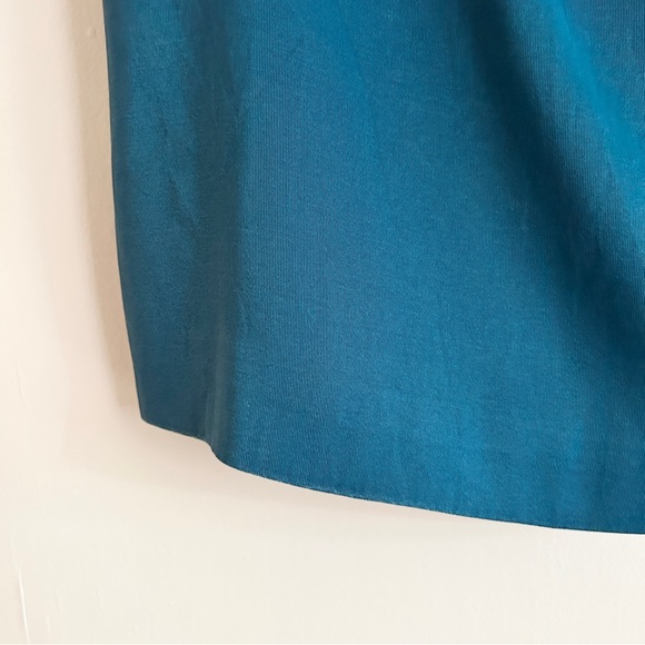 MARCHESA Beaded Collar & Blue Silk Dress - Picture 4 of 13